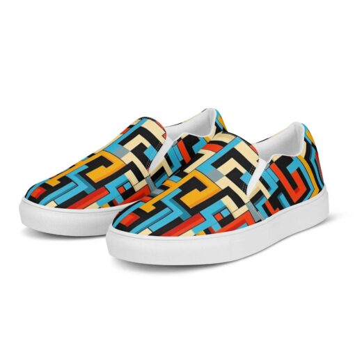 Men’s Abstract Maze Slip-On Io7