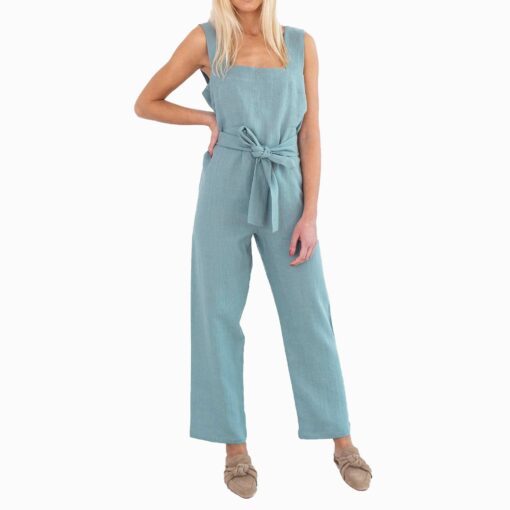 Dakota Linen Jumpsuit Io28