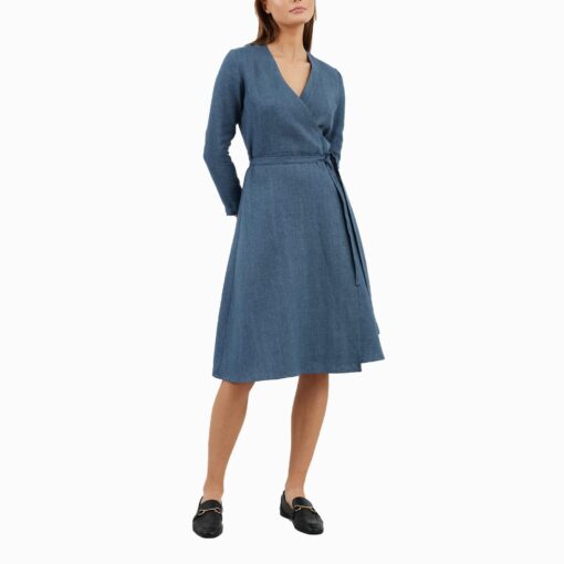 Vintage Summer Linen Dress Io19