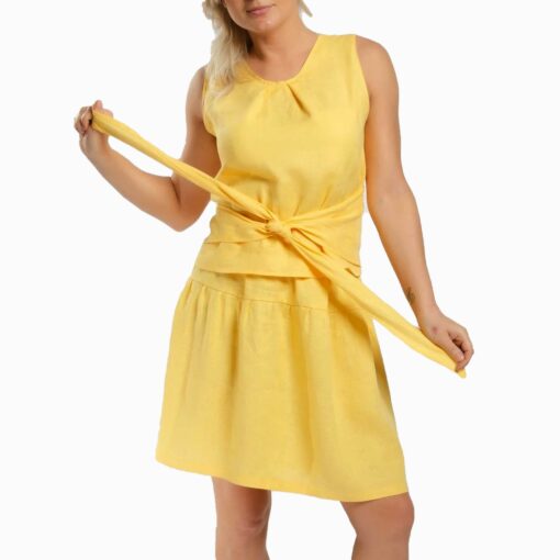 Yellow Linnen Sets Io27