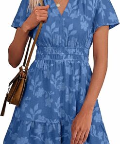 Boho Flowy A Line Mini Dress IO9