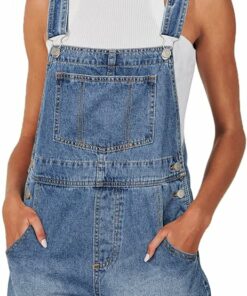 Classic Blue Short Jumpsuits IO31
