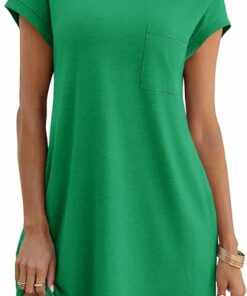 Crewneck Loose Flowy Dress IO5