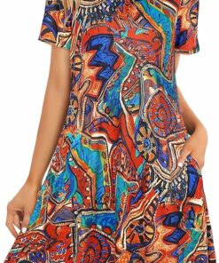 Vintage Painting Summer Dress IO43