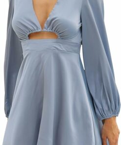 A-Line Front Cut Out Dress IO68