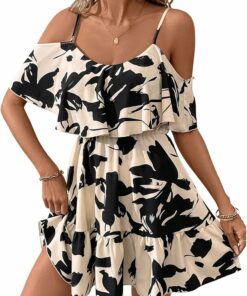 Women's Boho Floral Dress IO77